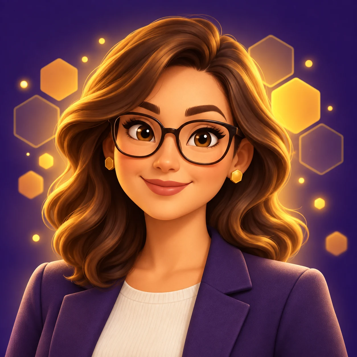 Illustrated portrait of Leona Hartwell